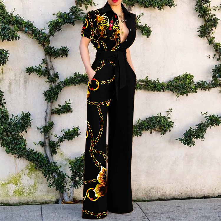 Fashion Art Print Women's Jumpsuit