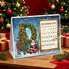 DIY 2027 Diamond Painting Calendar Art Kit Paper Desk Calendar Desktop Decoration Craft Kit