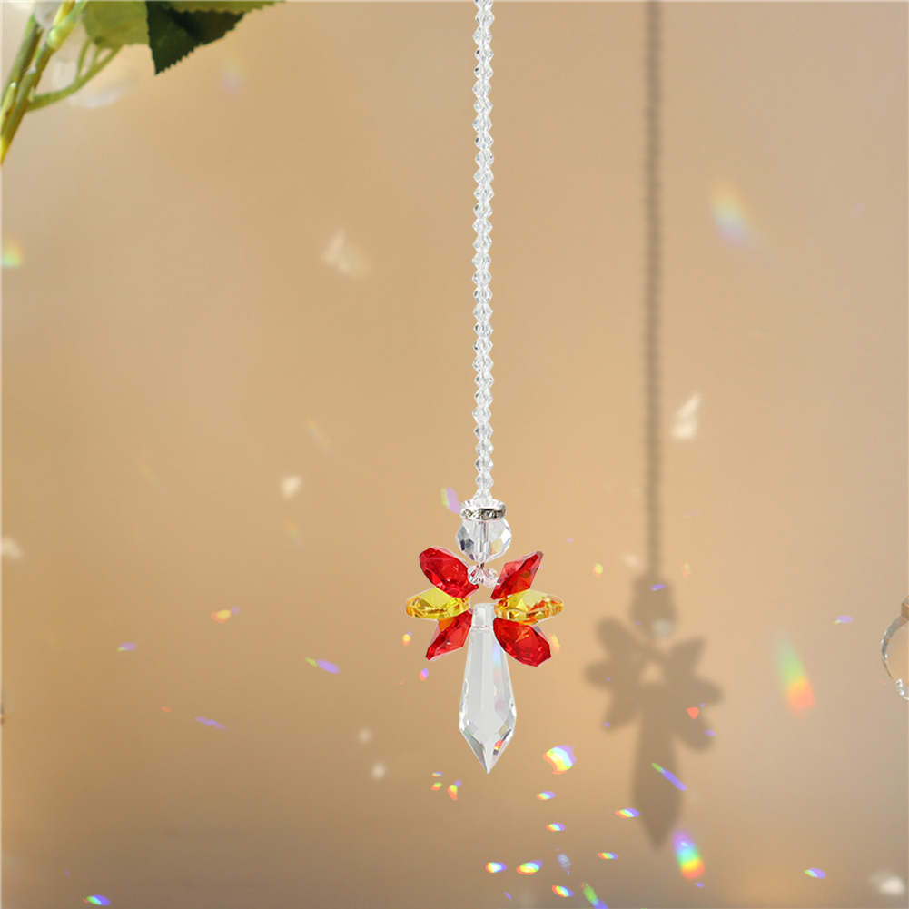 

Red Angel - Art Crystal Suncatcher, 501 Original