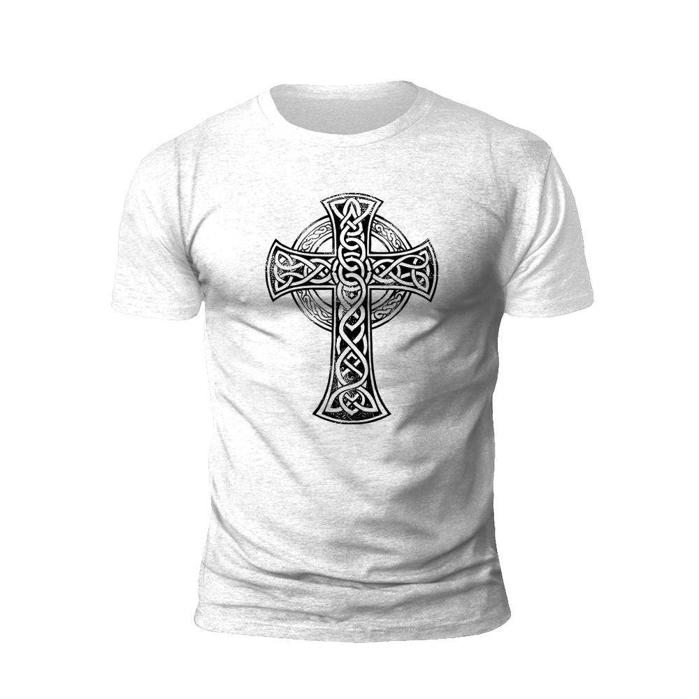 Celtic Cross T-Shirt: Ancient Knotwork