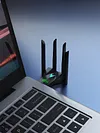 1300Mbps Wireless Network Card Dual Band 2.4/5.8Ghz WiFi USB Adapter for PC