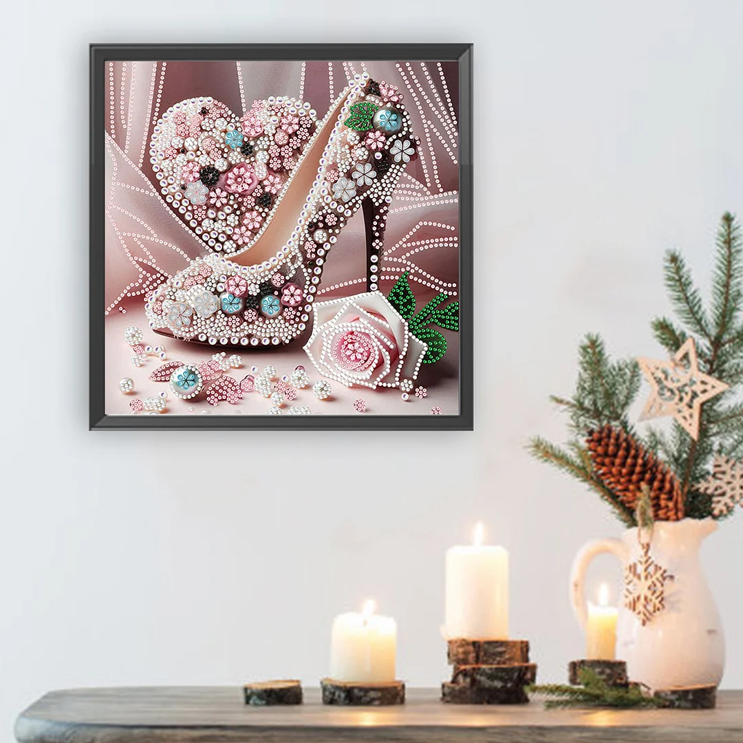 Dream High Heel - Diamond Painting - Partial Special Shaped Drill(Canvas|30*30cm)