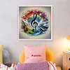 Colored Musical Notes-11CT Stamped Cross Stitch 40*40cm/15.75*15.75in