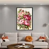 (Big Size)Peony Bouquet - 11CT Stamped Cross Stitch 40*60cm/15.75*23.62in