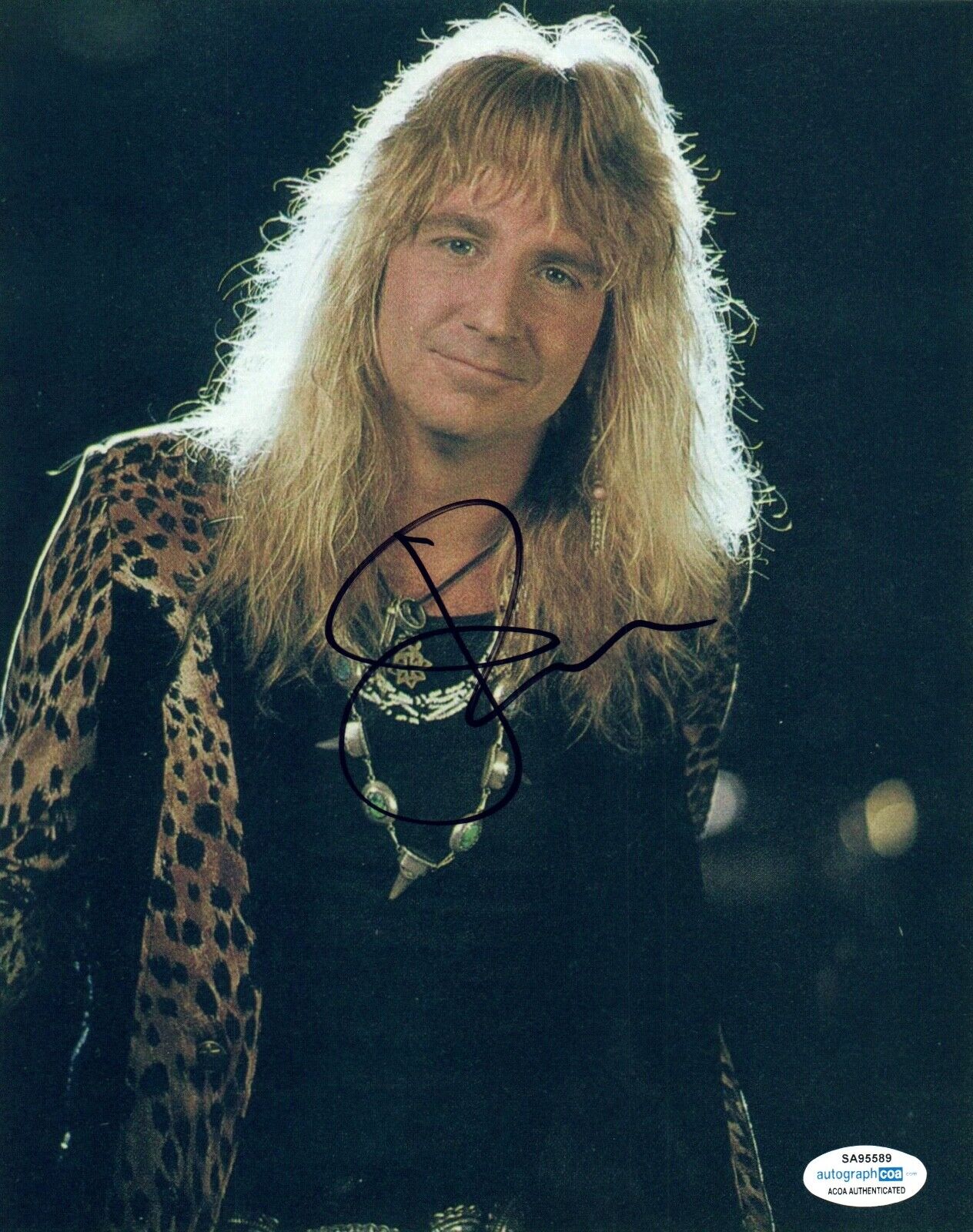 Jack Russell Signed Autographed 8x10 Photo Poster painting Great White Lead Singer ACOA COA