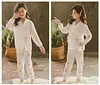 Kid Girl Suit Cartoon Cute  Loungewear Spring Pajamas