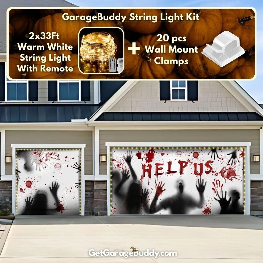 GarageBuddy Halloween Garage Door Covers