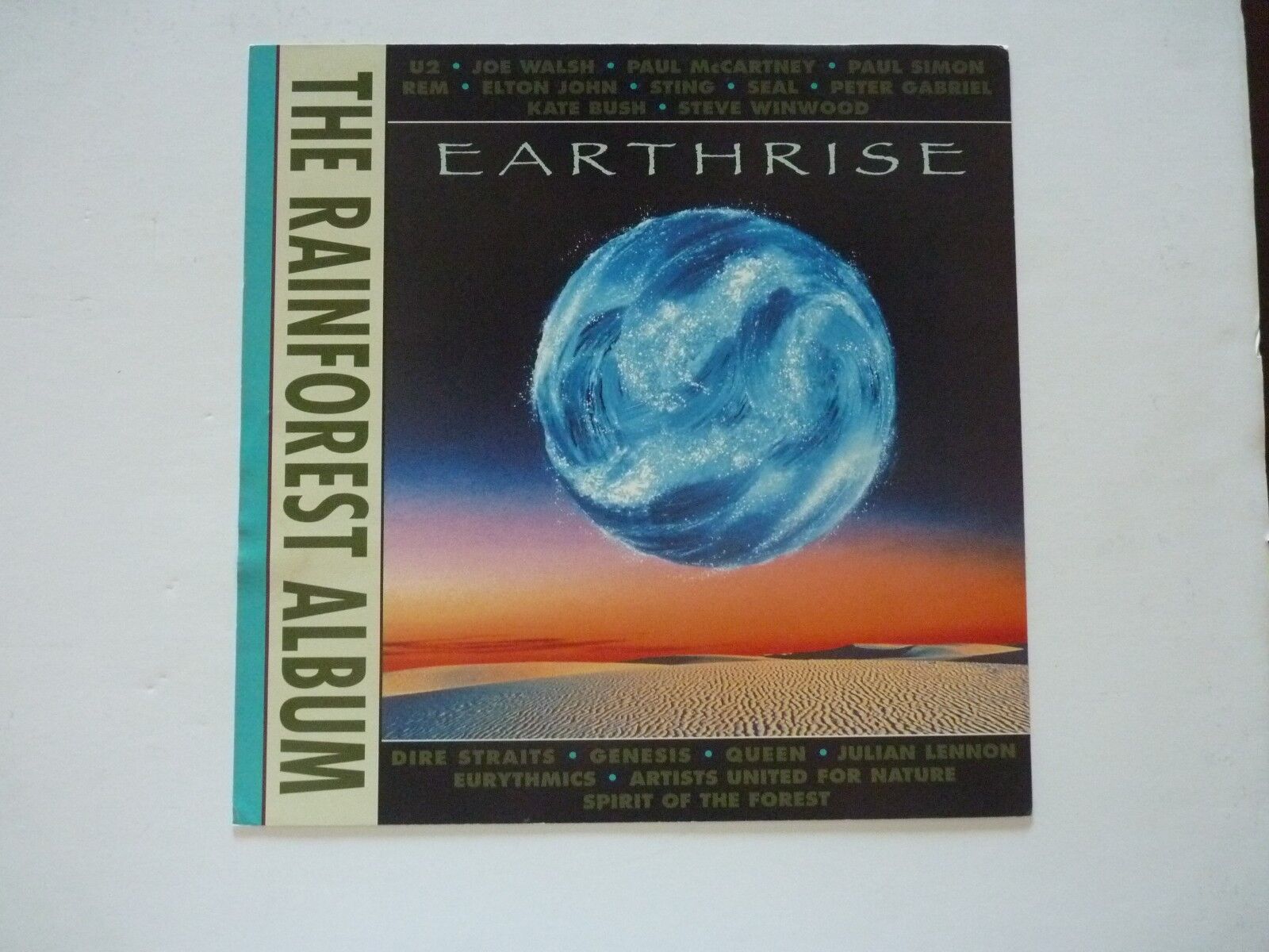 Earthrise Rainforest Album LP Record Photo Poster painting Flat 12x12 Poster Queen Dire Straits