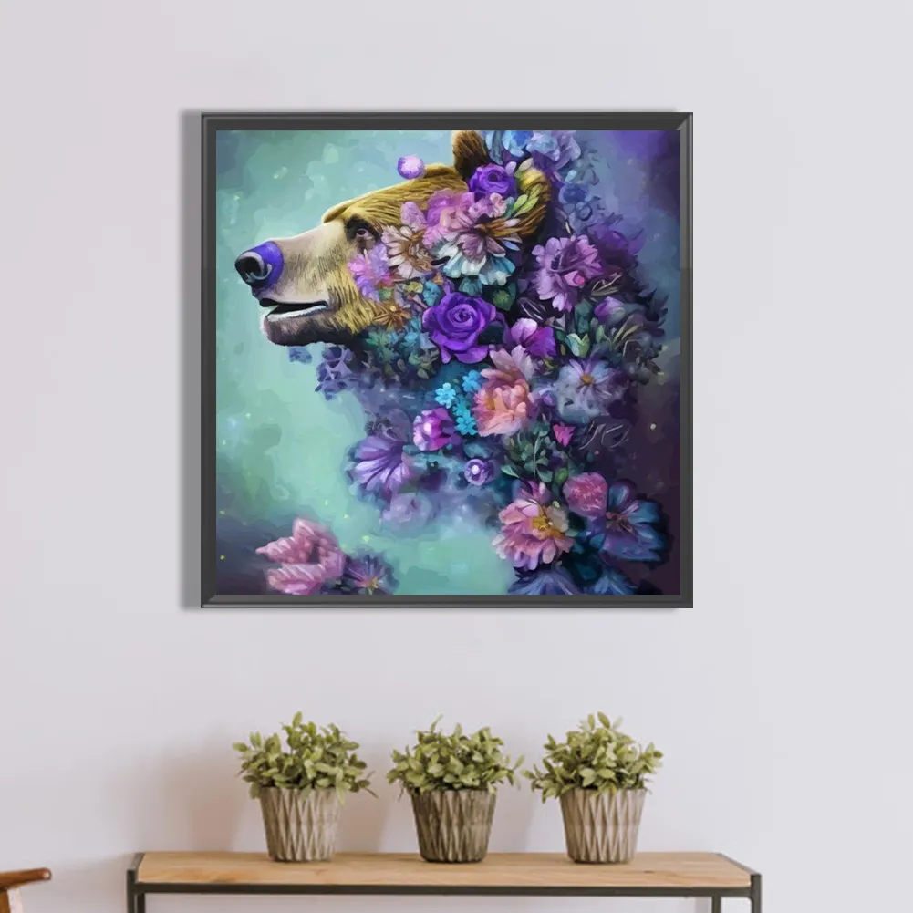 Full Round Diamond Painting 40*40cm - Bear