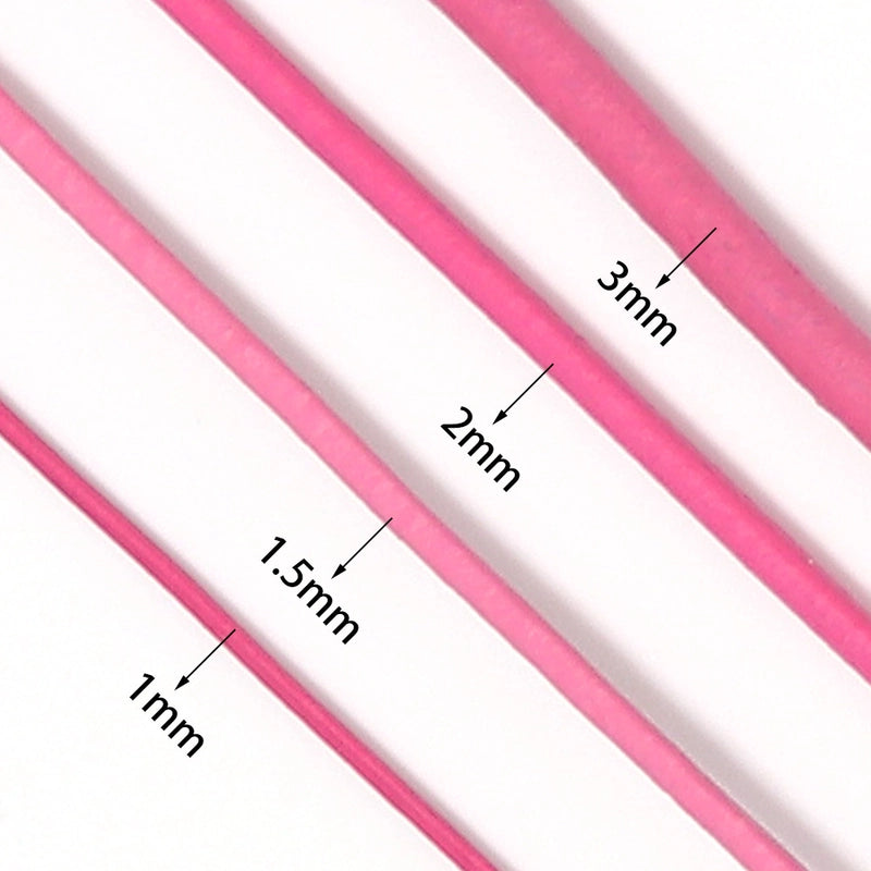 1 Piece Minimalist Solid Color Leather Rope Jewelry Accessories