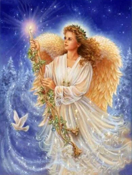 Diamond Painting - Full Round/Square Drill - Angel(30*40 - 50*60cm)