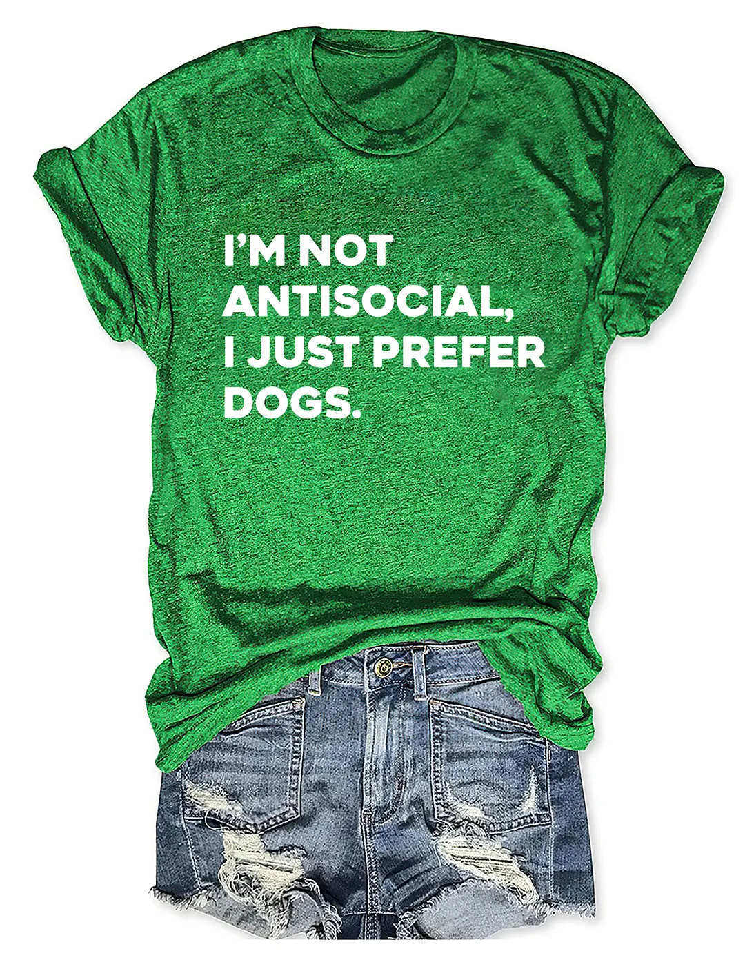 I'm Not Antisocial I Just Prefer Dogs T-shirt