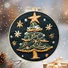 【Limited Stock Sale】Pearl Christmas Tree-DIY Embroidery Kit with Pattern Cotton Threads Needles Hoop 30*30cm/11.81*11.81in tapestrymarket