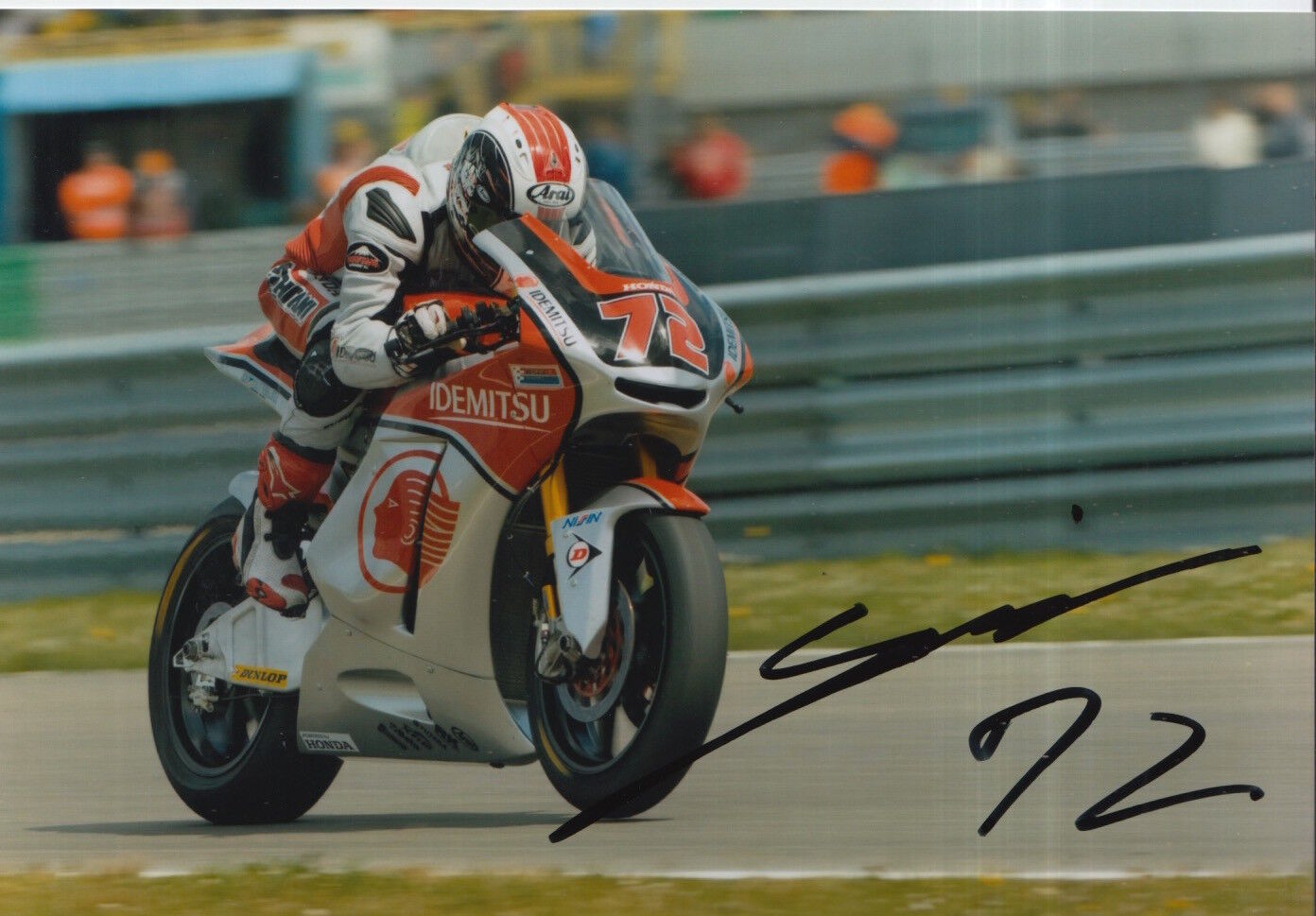 Yuki Takahashi Hand Signed 7x5 Photo Poster painting Idemitsu Honda Moto2 MotoGP 1.