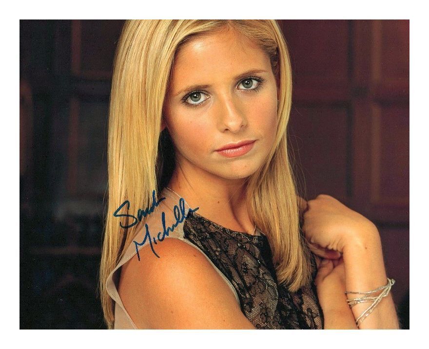 SARAH MICHELLE GELLAR AUTOGRAPHED SIGNED A4 PP POSTER Photo Poster painting PRINT 6