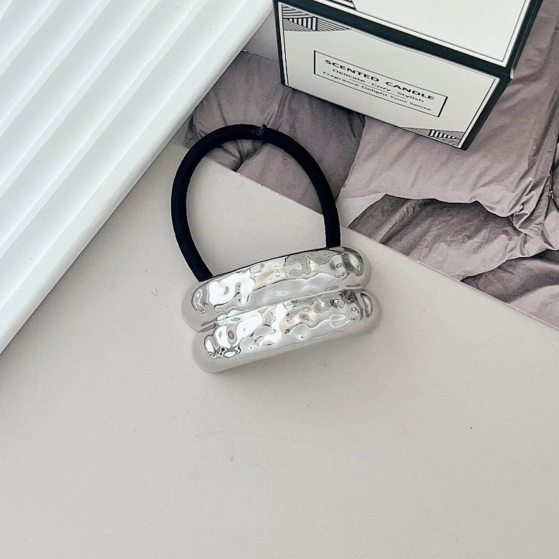 Women’s Minimalist IG Style Solid Color Zinc Alloy Hair Tie