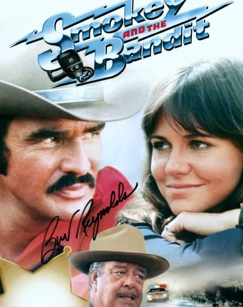 Burt Reynolds Autographed Signed 8x10 Photo Poster painting ( Smokey and the Bandit ) REPRINT ,