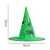 Halloween LED Luminous Witch Hat Kids Costume Hanging Glowing Cap Decor