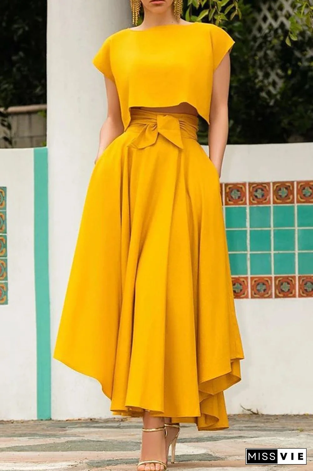 Casual Solid Loose Mid Waist Type A Solid Color Bottoms(3 Colors)