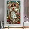Kit de peinture diamant&eacute;e Angel Full DIY 5D carr&eacute; pour adulte 40*70cm