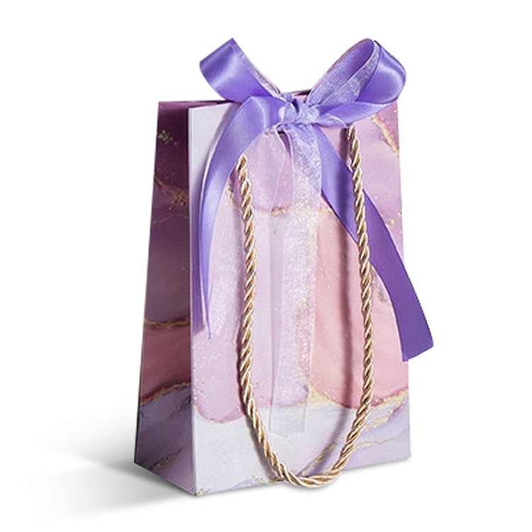 Bolsa de regalo de textura de color caja de regalo
