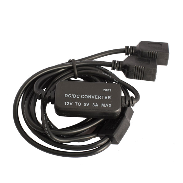 

12V to 5V 3A 15W Double USB DC-DC Buck Converter Step Down Module, 501 Original