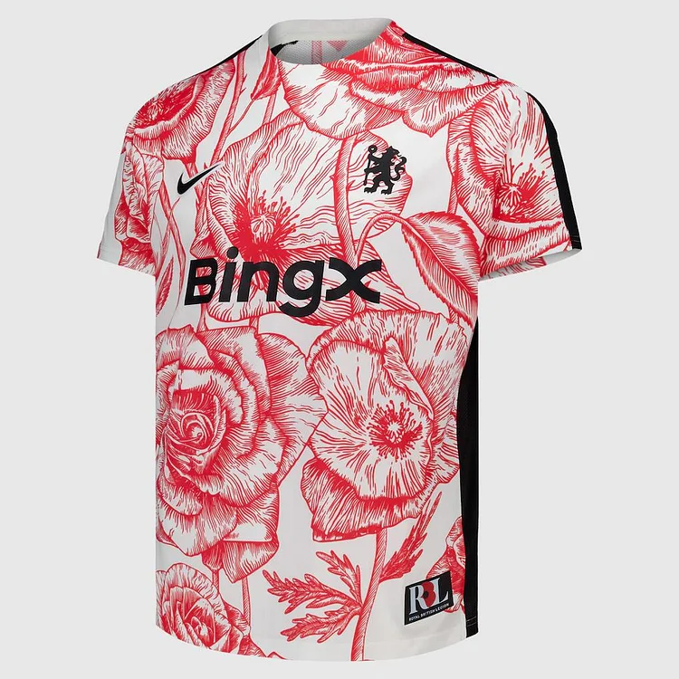 【S~4XL】Chelsea 25/26 Poppy Pre-Match Training Jersey