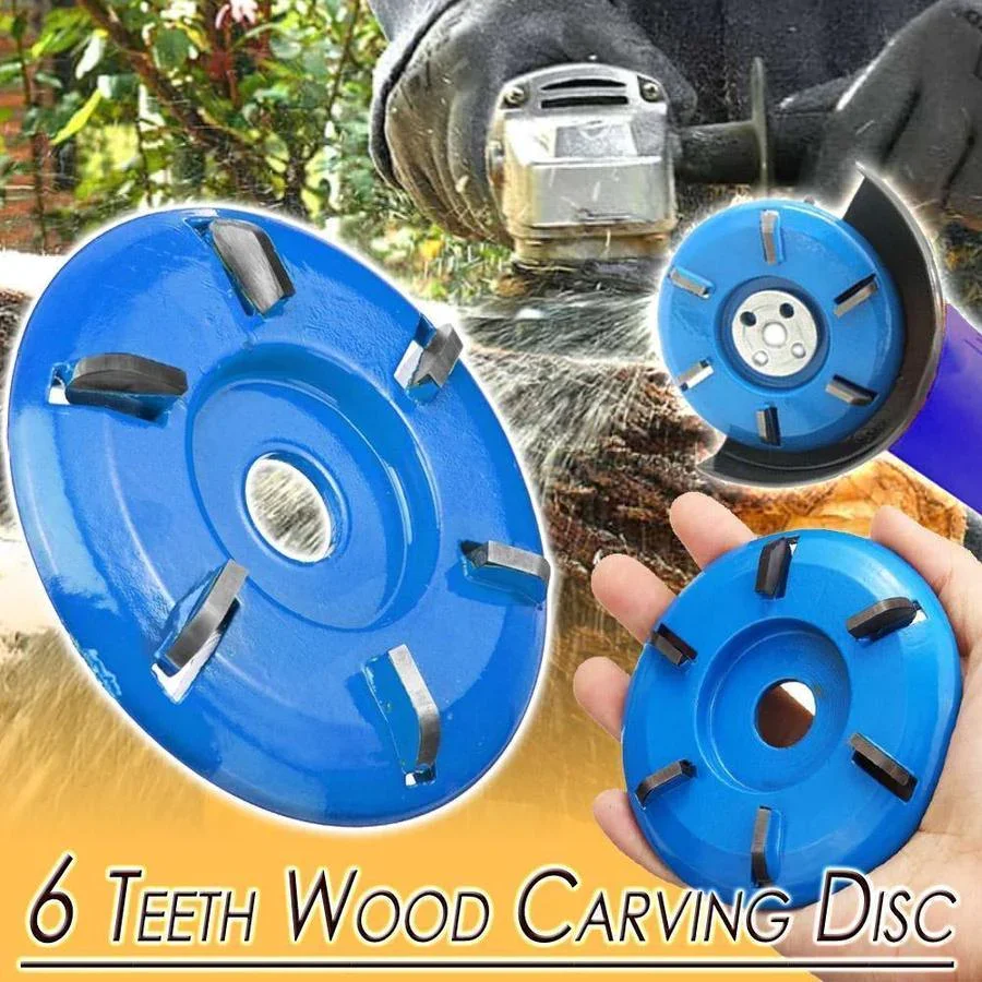 (🎁Father's Day Pre Sale-30% off) 6 Teeth Wood Carving Disc