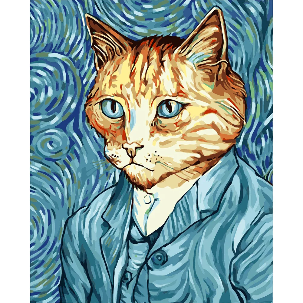 Mr Cat - Paint By Numbers(50*40CM)