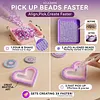 5mm Fuse Beads Picking Tray Kit with Effortless Beads Recovery Efficient Sorting Tools for DIY Arts and Crafts Enthusiasts