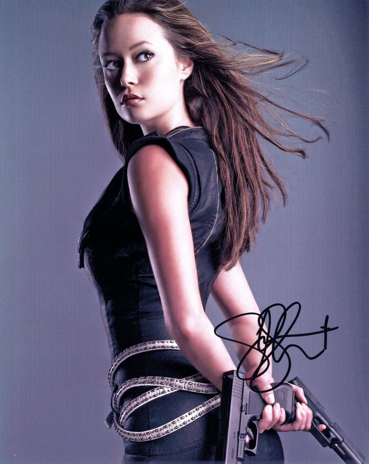 Signed Photo Poster painting of Summer Glau 10x8