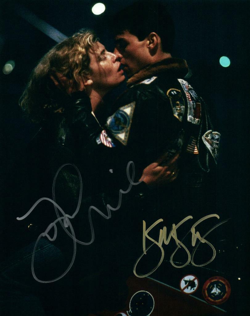 Tom Cruise Kelly McGillis signed 8x10 Photo Poster painting autograph Picture autographed + COA