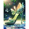 Diamond Painting-DIY Full Round Drill Butterfly High Heels