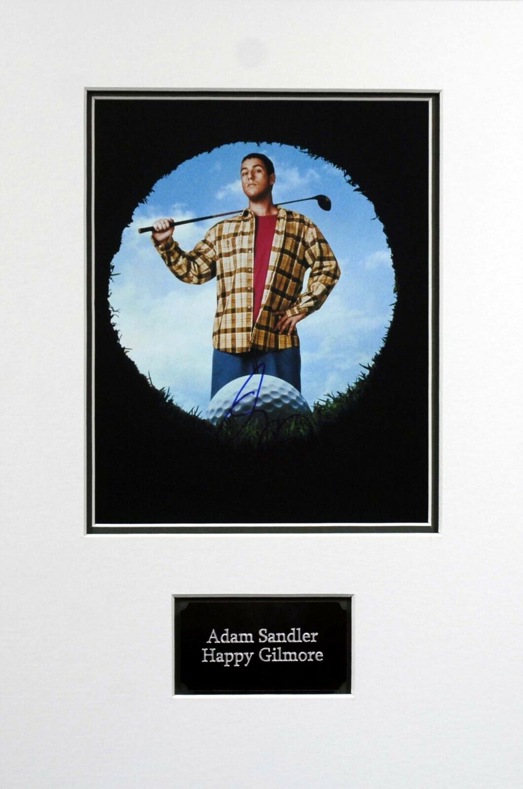 Adam SANDLER US Actor Happy GILMOUR Signed & Mounted 10x8 Photo Poster painting AFTAL RD COA