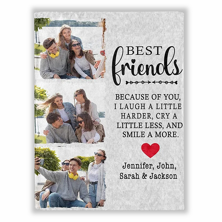 BlanketCute-Personalized Family Blanket with Your Memorial Photo | 14