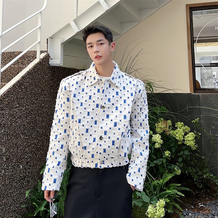 Dawfashion-INS Custom Model Light Luxury Cave Trend Jacket-Yamamoto Diablo Clothing