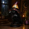 Gothic Witch Hat Night Light Halloween Decorations Colorful Wizard Hat Lamp