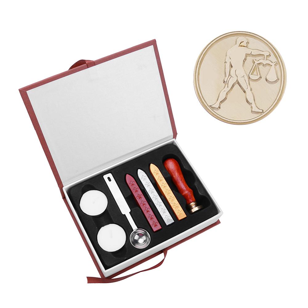 

12 Constellations Retro Box Kit with Sealing Wax, 501 Original