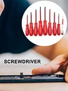 9pcs Insulated Screwdriver Set Magnetic Slotted Phillips Screw Driver Bit