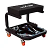Garage Roller Seat Rolling Creeper Garage Shop Seat, Mechanic Stool for Workshop, Auto Repair Shop, Rolling Garage Seat with Tool Tray Storage, Swivel Casters & Padded Seat, 250 lb Capacity