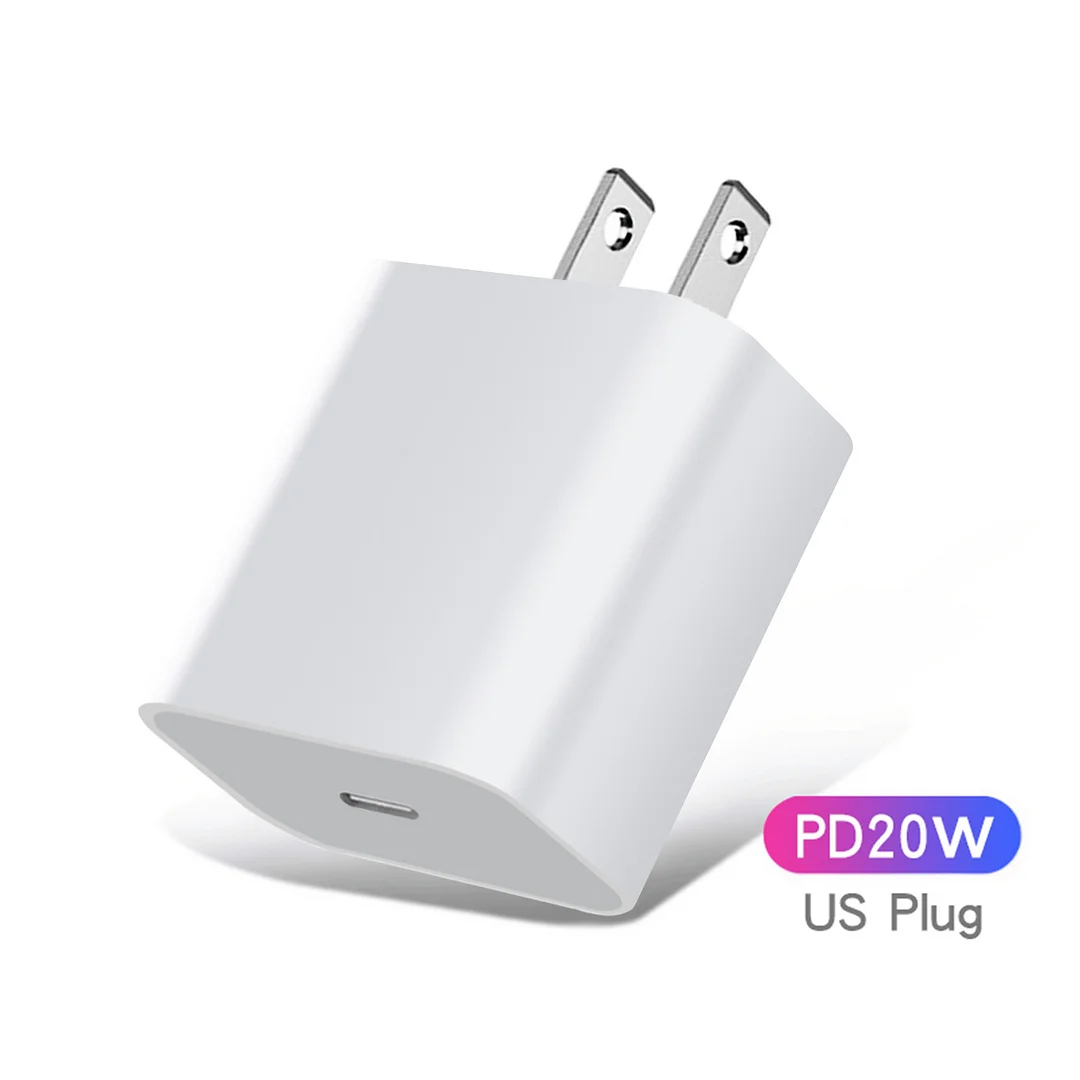 PD20W fast charger, suitable for IPhone, for IPad, for Huawei, for Samsung and most other fast charging models