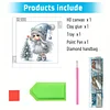 Snow Girl - Diamond Painting - Partial Special Shaped Drill(Canvas|30*30cm)