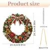 Diamond Painting Christmas Wreath Ornament DIY Kit 9.45x9.45in
