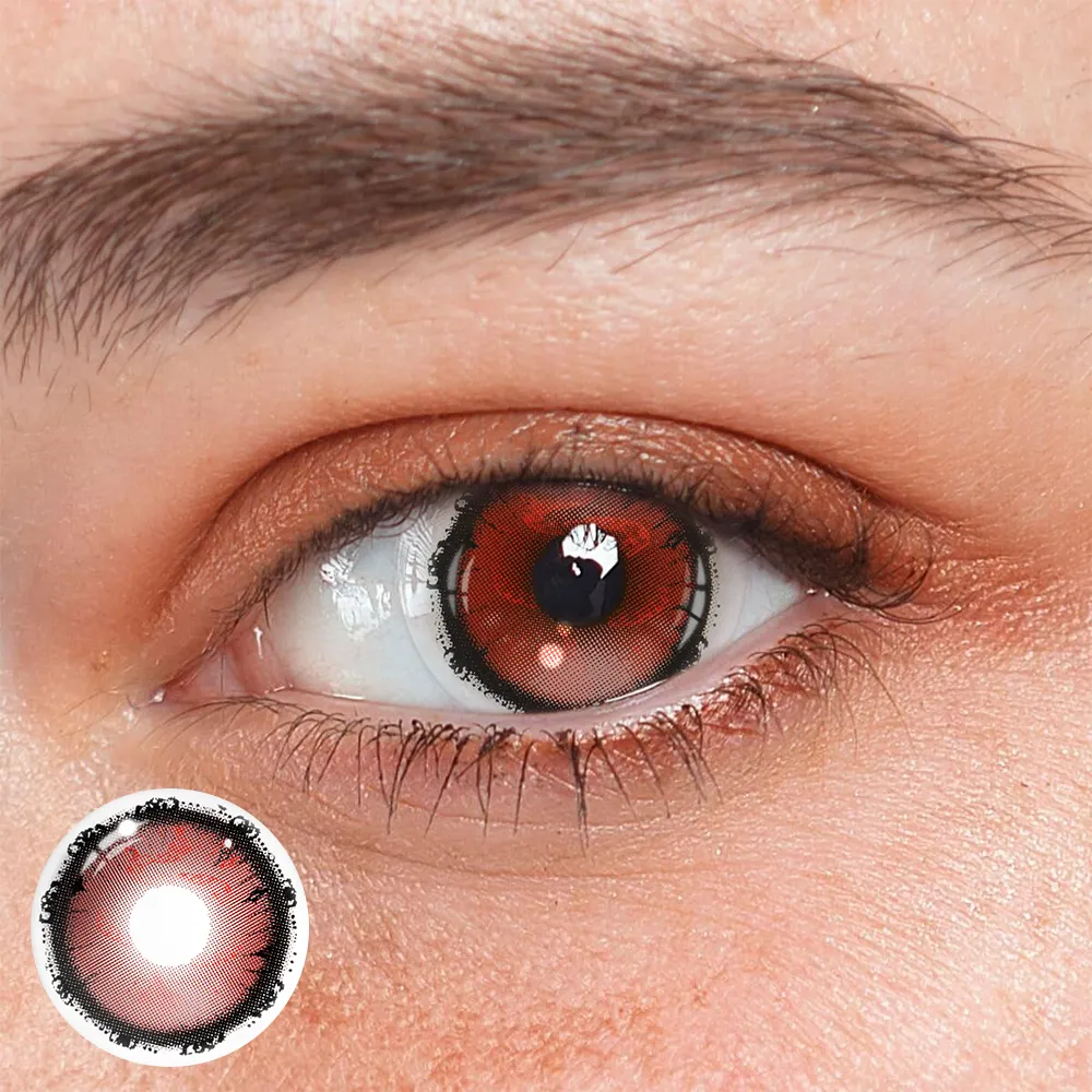 Cosplay Witch&rsquo;s Thorn Red Coloured Contact Lenses