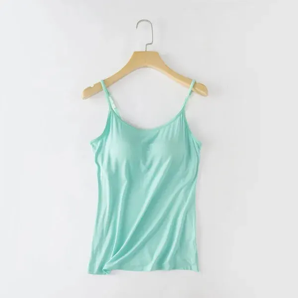 Createpick-Tank With Built-In Bra
