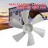 2Pack 6 Inch White Replacement Vent Fan Blades for Bathroom Roof Vent Range Hood