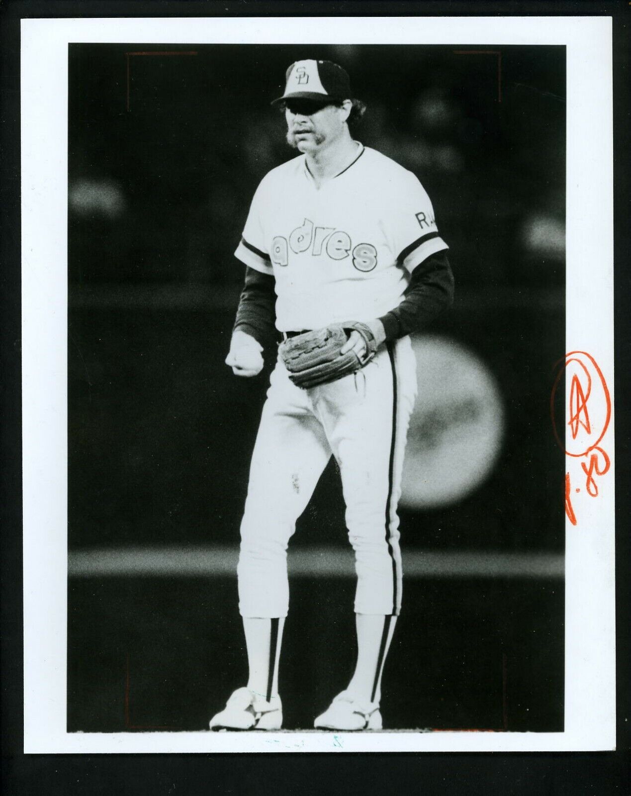 Rich Goose Gossage circa 1980's Press Original Photo Poster painting San Diego Padres