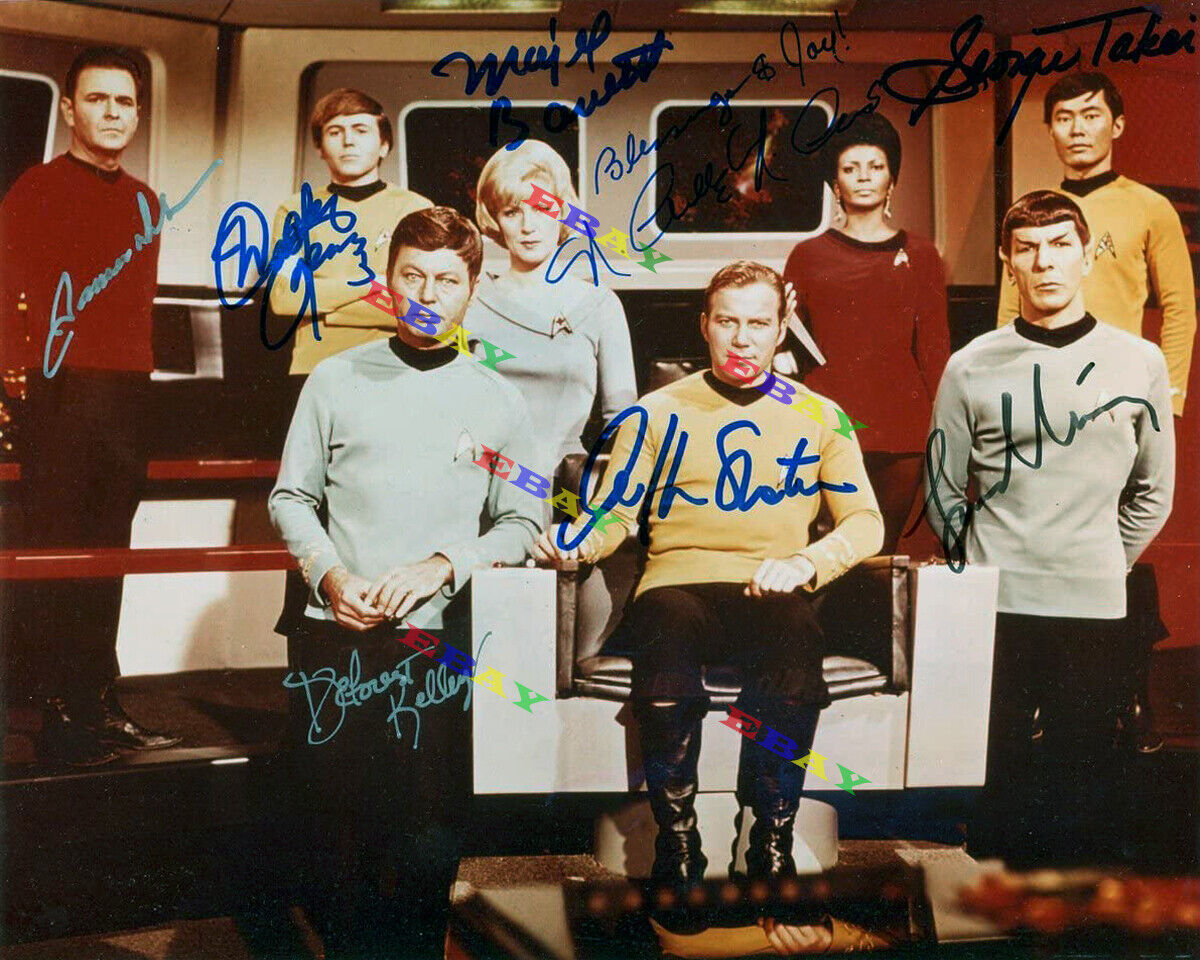 Star Trek early cast Autographed Signed 8x10 Photo Poster painting Reprint