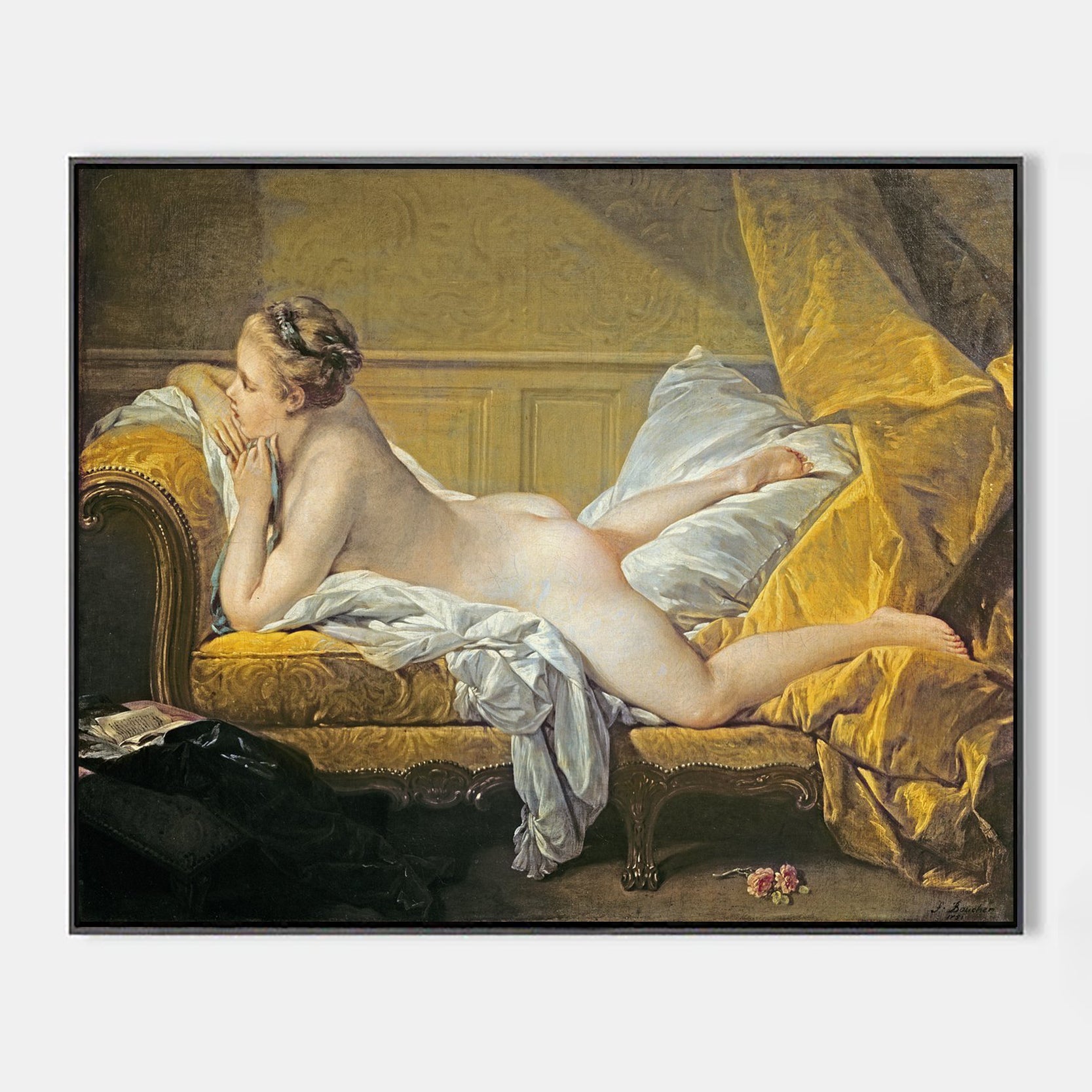 Arabelart Reclining Nude by Fran&ccedil;ois Boucher - Famous Art Reproduction