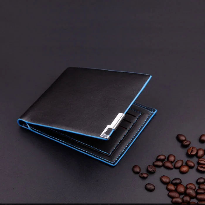 Graduation Gift Big Sale Men Wallet with Coin Bag Men Stylish Bifold Business Leather Wallet Card Holder Coin Wallet Simple Design Men's Purse 2022 New